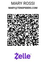 Mary Rossi Zelle donation QR code